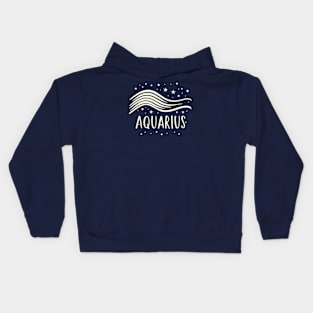 Zodic sign - Aquarius Kids Hoodie